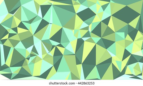 Colorful polygon background. Abstract Triangle Geometrical Background. Vector triangle mosaic background. Geometric design for business presentations. 