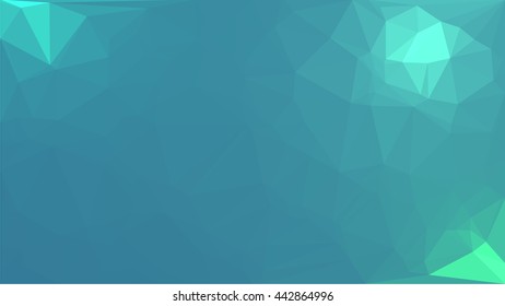 Colorful polygon background. Abstract Triangle Geometrical Background. Vector triangle mosaic background. Geometric design for business presentations. 