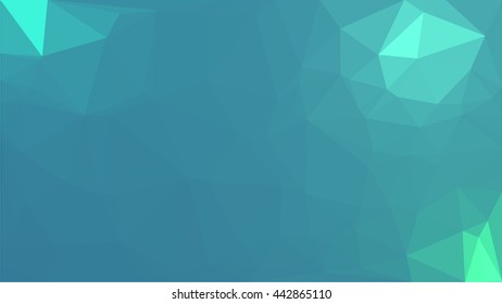 Colorful polygon background. Abstract Triangle Geometrical Background. Vector triangle mosaic background. Geometric design for business presentations. 