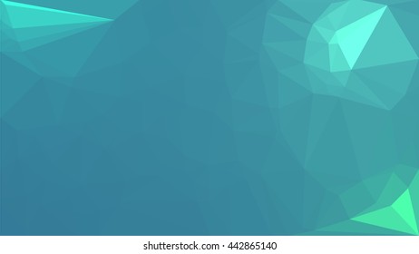 Colorful polygon background. Abstract Triangle Geometrical Background. Vector triangle mosaic background. Geometric design for business presentations. 