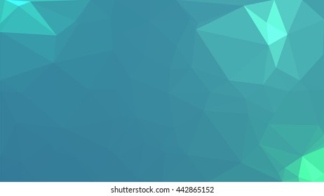 Colorful polygon background. Abstract Triangle Geometrical Background. Vector triangle mosaic background. Geometric design for business presentations. 