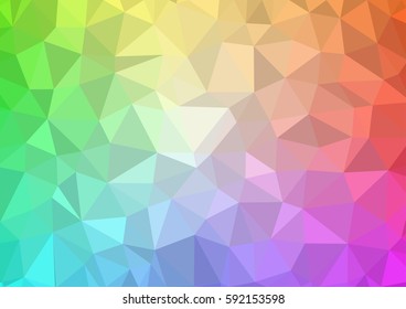 Colorful polygon background or vector abstract