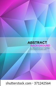 colorful polygon background, vector illustration, abstract texture, wallpaper, cover, flyer template, book layout, booklet