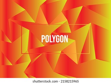 Colorful polygon background for website design, vector eps.10