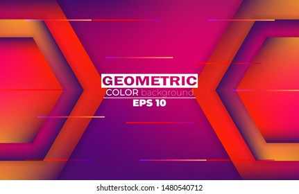 colorful polygon geometric background .Modern overlapping triangles. Applicable for gift card, cover poster, on wall template,  landing page, ui, ux ,coverbook,  baner, social media