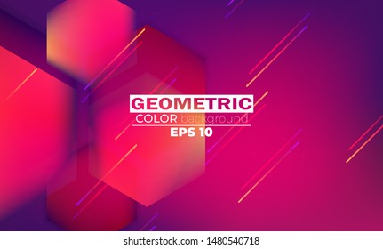colorful polygon geometric background .Modern overlapping triangles. Applicable for gift card, cover poster, on wall template,  landing page, ui, ux ,coverbook,  baner, social media