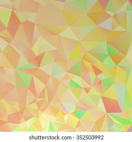 Colorful Polygon geometric Background and texture, orange wallpaper