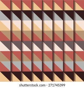 colorful polygon squares with shadow background texture