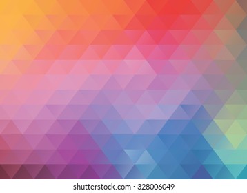 colorful polygonal abstract vector texture or background