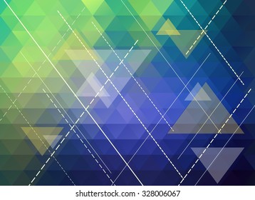 colorful polygonal abstract vector texture or background