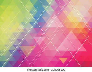 colorful polygonal abstract vector texture or background