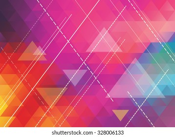 colorful polygonal abstract vector texture or background
