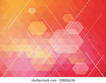 colorful polygonal abstract vector texture or background