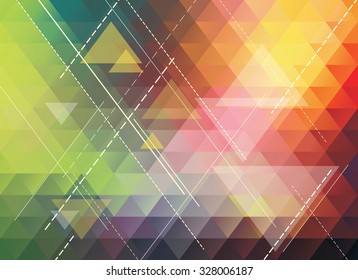 colorful polygonal abstract vector texture or background