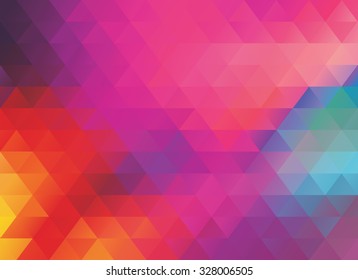 colorful polygonal abstract vector texture or background