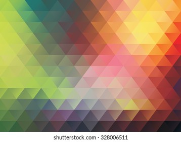 colorful polygonal abstract vector texture or background