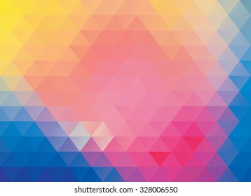 colorful polygonal abstract vector texture or background