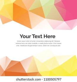colorful polygonal background