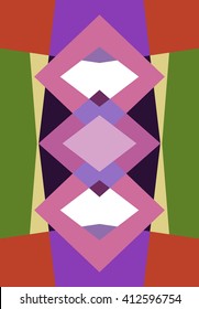 Colorful polygonal background consist of geometric shapes. Polygonal wallpaper or pattern
