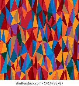 Colorful polygonal background for your design. Vector illustration
