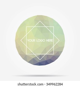 Colorful polygonal backgrounds