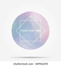 Colorful polygonal backgrounds