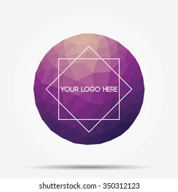 Colorful polygonal backgrounds