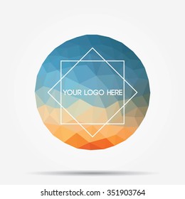 Colorful polygonal backgrounds