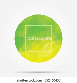 Colorful polygonal backgrounds