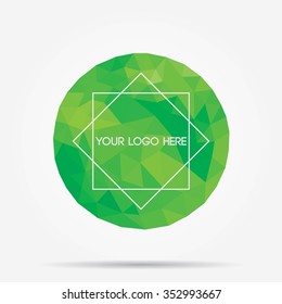 Colorful polygonal backgrounds