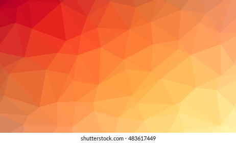 Colorful polygonal connection design with, low poly vector illustration