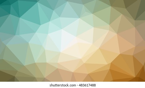 Colorful polygonal connection design with, low poly vector illustration
