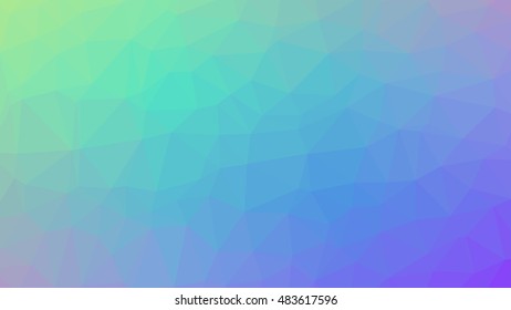 Colorful polygonal connection design with, low poly vector illustration