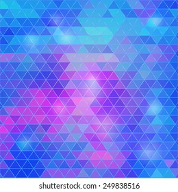 Colorful polygonal geometric background with triangles. Abstract bright shapes.EPS10
