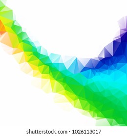 Colorful Polygonal Mosaic Background, Creative Design Templates