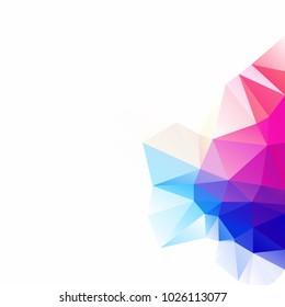 Colorful Polygonal Mosaic Background, Creative Design Templates