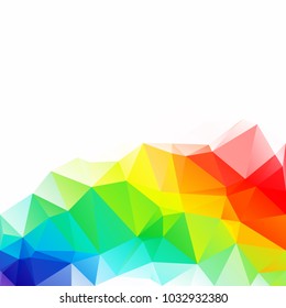 Colorful Polygonal Mosaic Background, Creative Design Templates