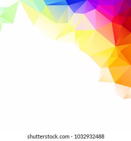 Colorful Polygonal Mosaic Background, Creative Design Templates