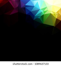 Colorful Polygonal Mosaic Background, Creative Design Templates