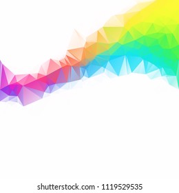 Colorful Polygonal Mosaic Background, Creative Design Templates