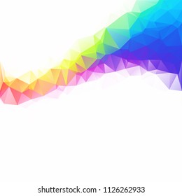 Colorful Polygonal Mosaic Background, Creative Design Templates