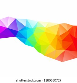 Colorful Polygonal Mosaic Background, Creative Design Templates
