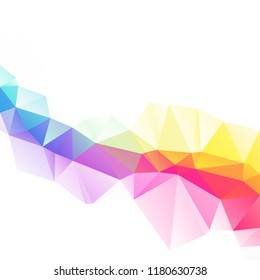 Colorful Polygonal Mosaic Background, Creative Design Templates