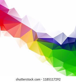 Colorful Polygonal Mosaic Background, Creative Design Templates