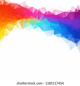 Colorful Polygonal Mosaic Background, Creative Design Templates