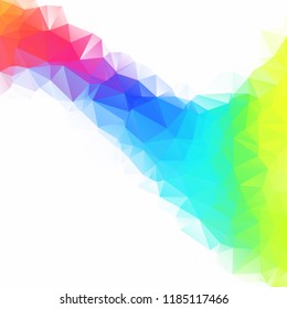 Colorful Polygonal Mosaic Background, Creative Design Templates