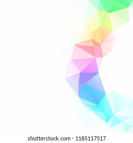 Colorful Polygonal Mosaic Background, Creative Design Templates