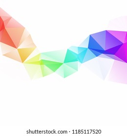 Colorful Polygonal Mosaic Background, Creative Design Templates