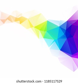 Colorful Polygonal Mosaic Background, Creative Design Templates