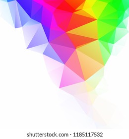 Colorful Polygonal Mosaic Background, Creative Design Templates